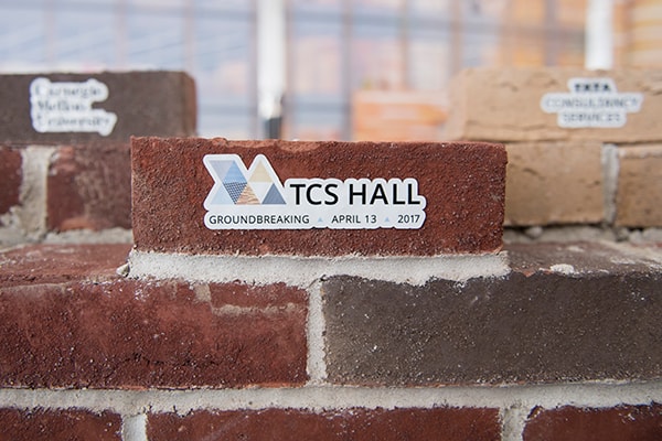 photo of TCS Hall faux wall