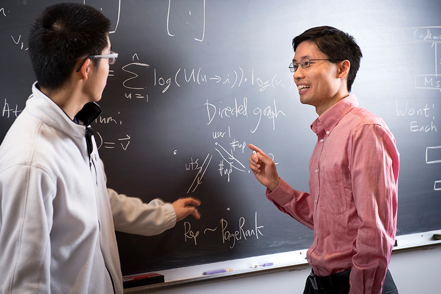 Carnegie Mellon University math teacher and student