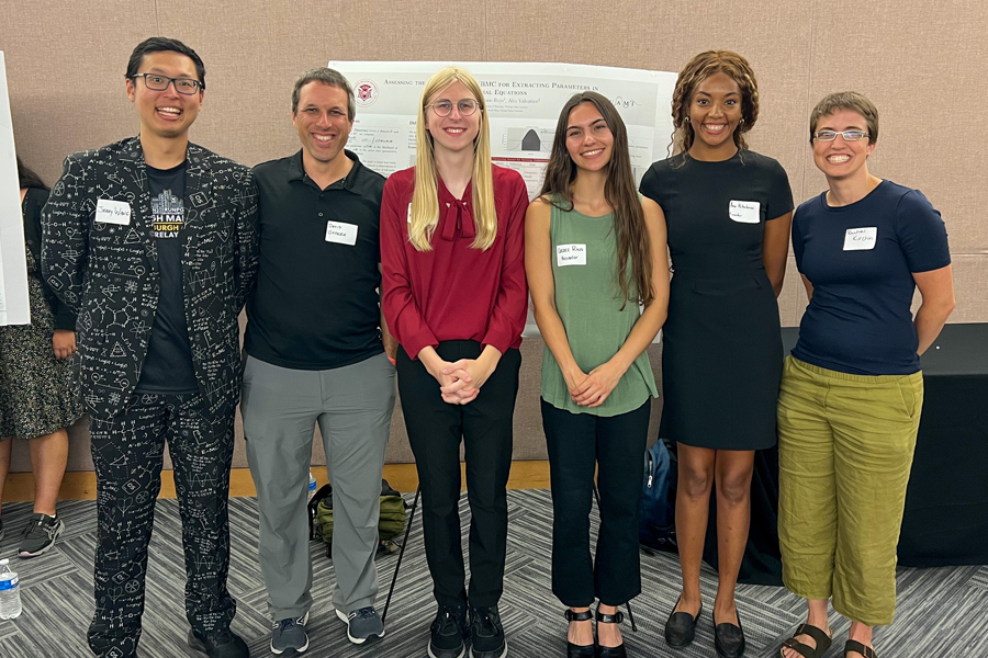 group of people at poster sessions