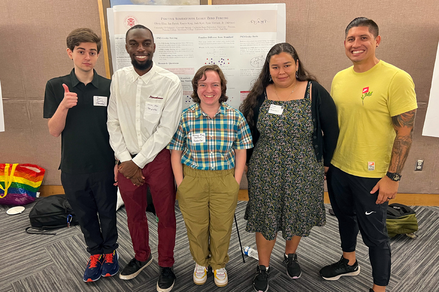 group of people at poster sessions