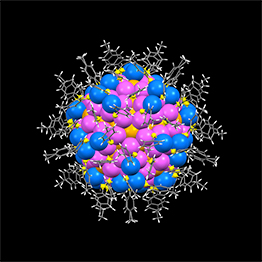 Structure of Au246(SR)80 nanoparticle 
