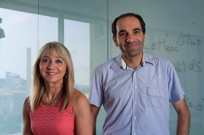 Irene Fonseca (left) and Giovanni Leoni