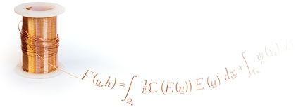 spool of copper with equation