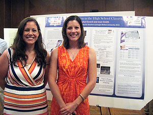 teachers at poster session