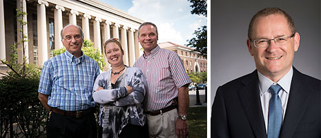 photo of Fred Lanni, Luisa Hiller, Aaron Mitchell and Alan Russell