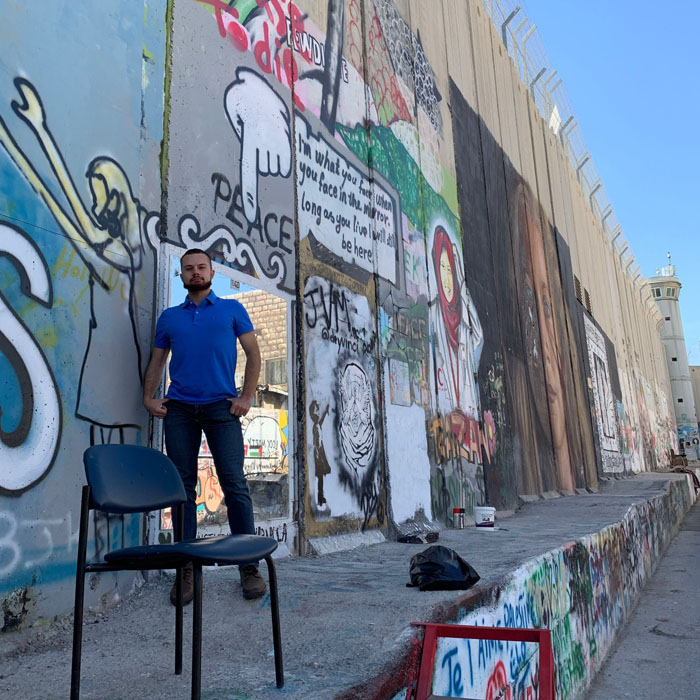 Ian Harris Israeli West Bank barrier