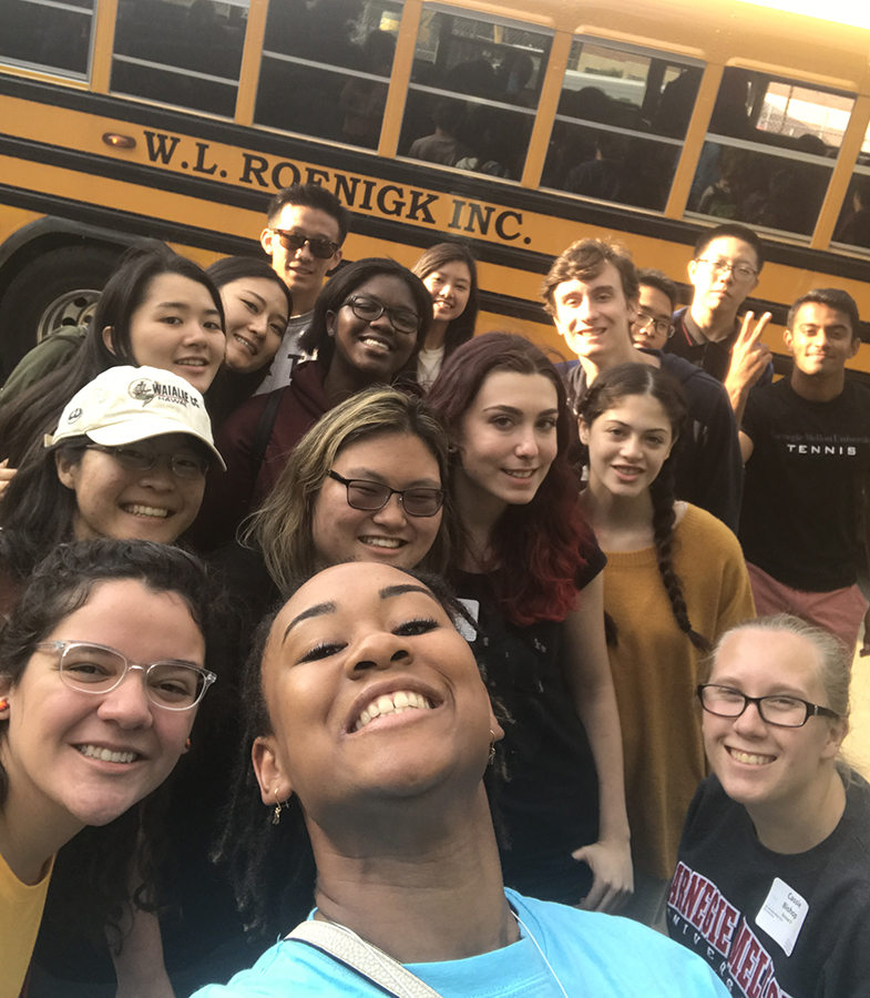 EUREKA! students and TAs spend time together outside of class, something Hovis hopes to recreate virtually this year. 