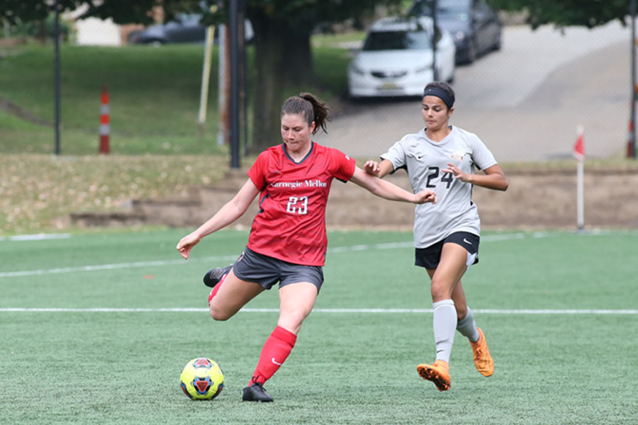 Camille Williams at a soccer game