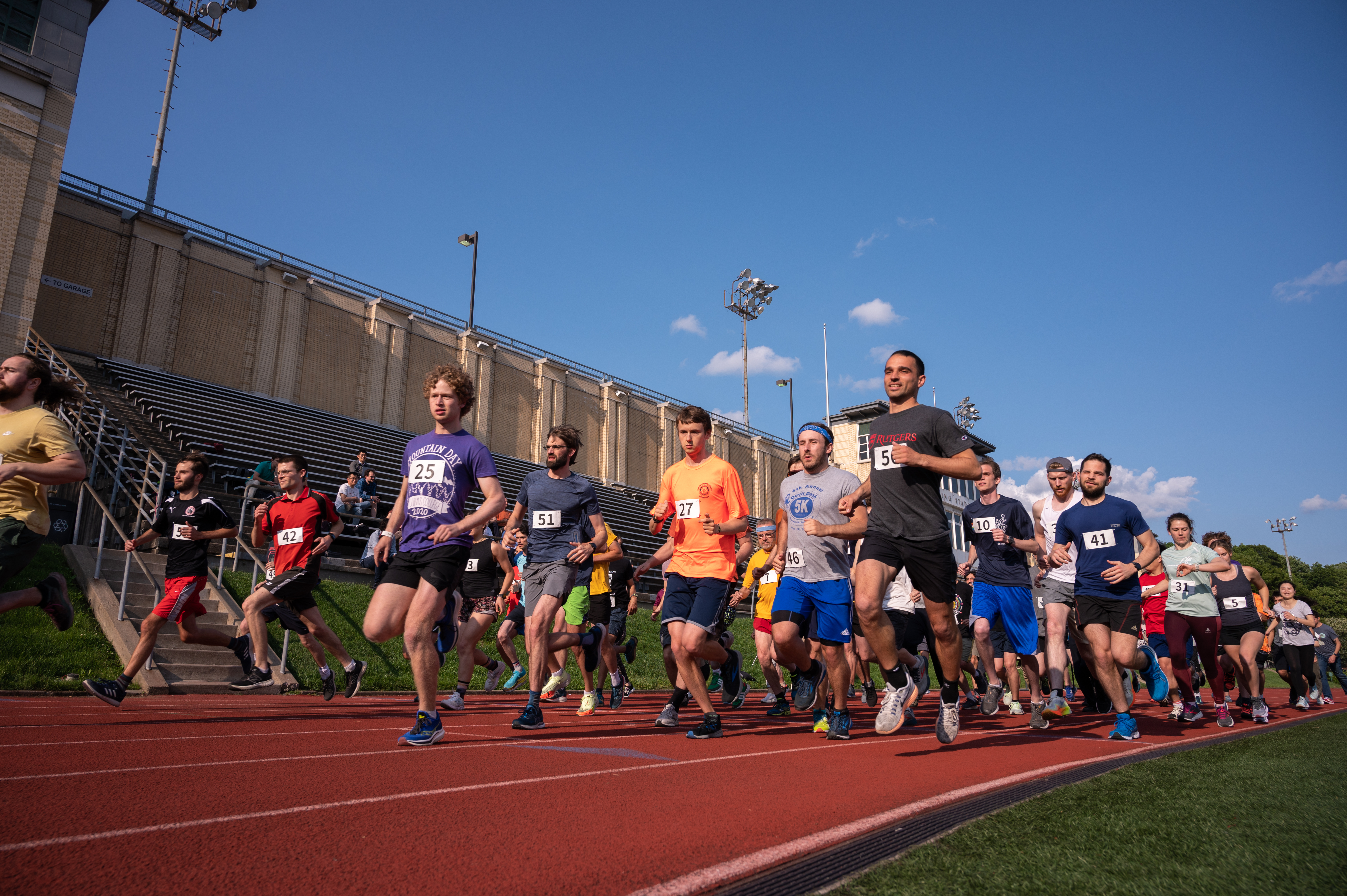 conference participants during the random run