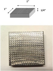 mechanically textured solid lubricant reservoir