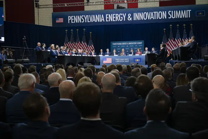 President Trump at the Pennsylvania Energy and Innovation Summit.