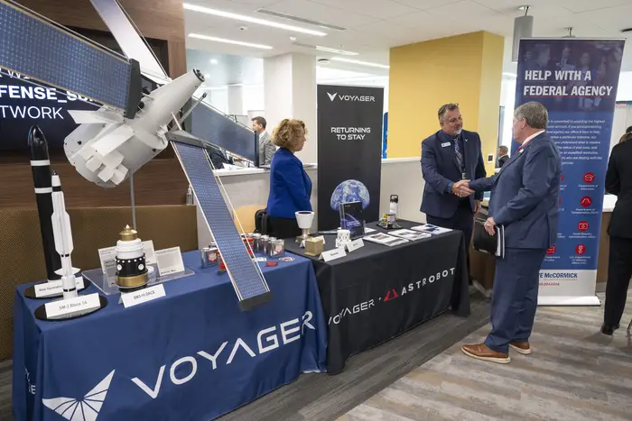 Voyager Technologies booth