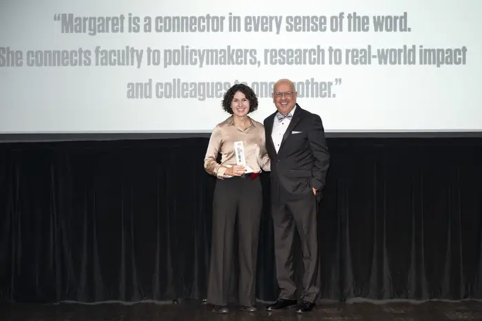Margaret McGill and Farnam Jahanian.
