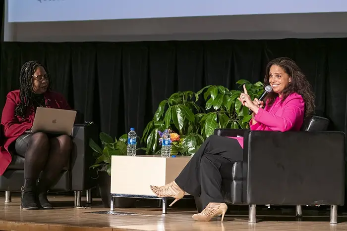 Wanda Heading-Grant and Soledad O'Brien