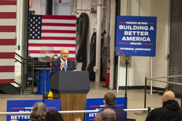 Farnam Jahanian speaks at Mill 19