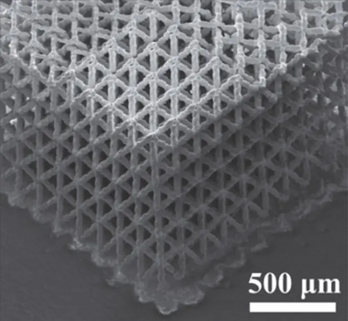 Example of Aerosol Jet 3D printing of 3D architectures