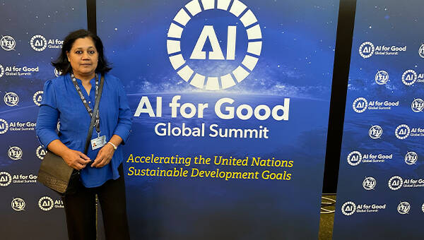 Rema Padman at the AI for Good Global Summit