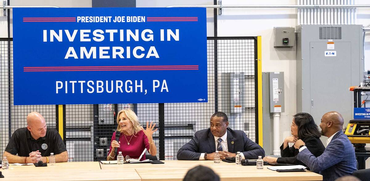 A roundtable discussion with Jill Biden