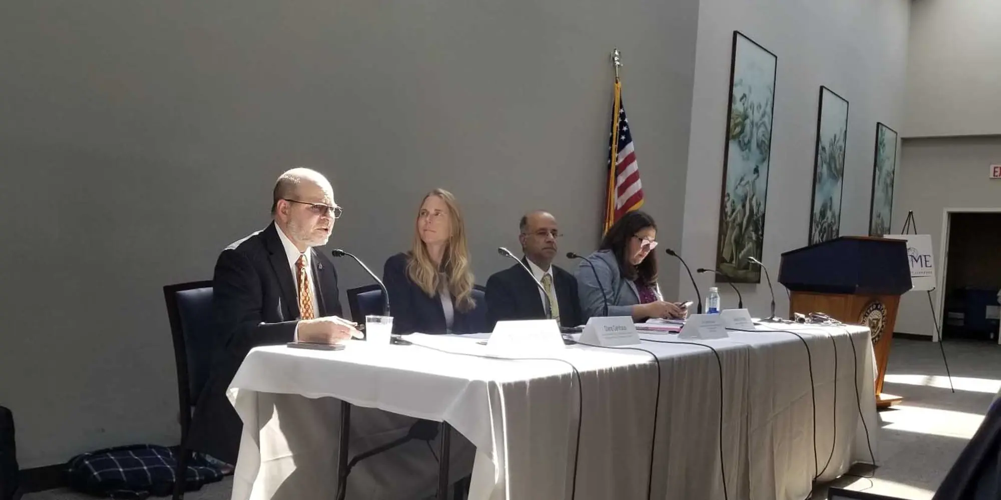 Jon Cagan during a briefing.