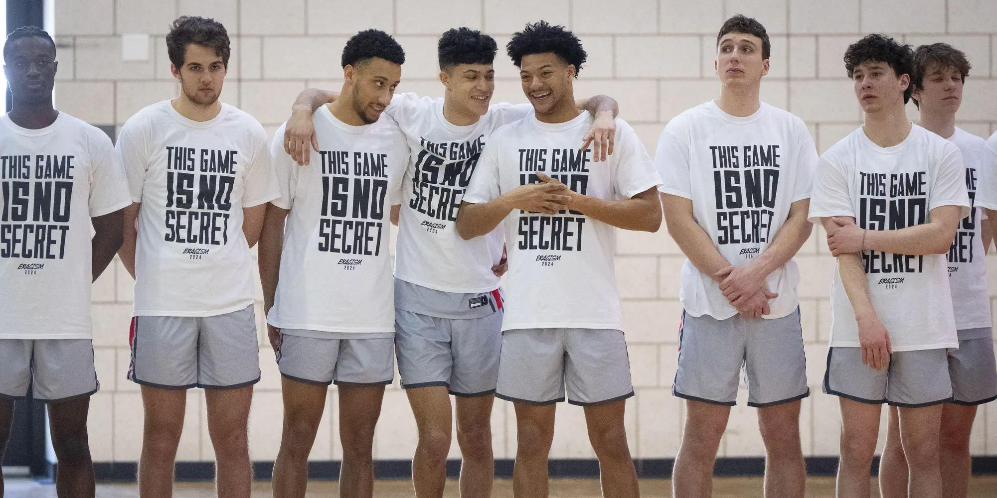 CMU's mens basketball team honors "The Secret Game."