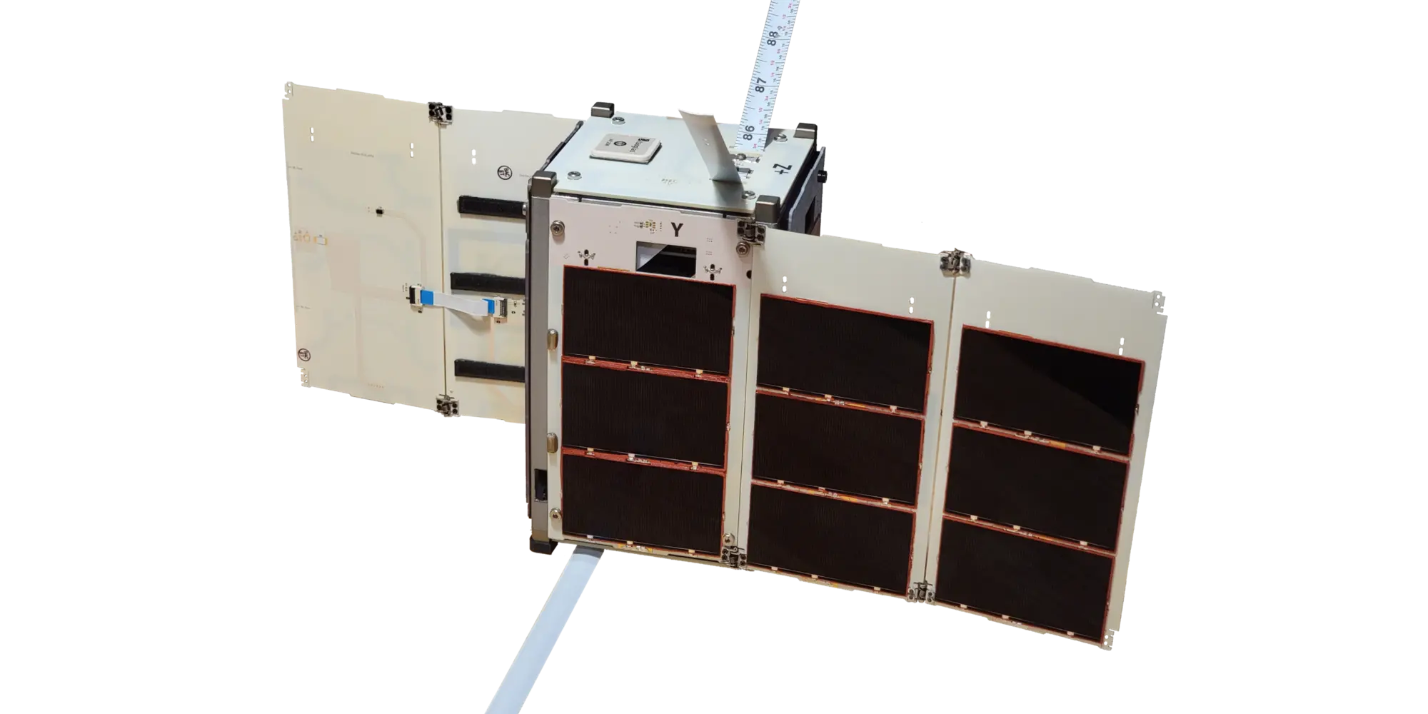 One of the four PyCubed-Based CubeSat (PY4) spacecraft.