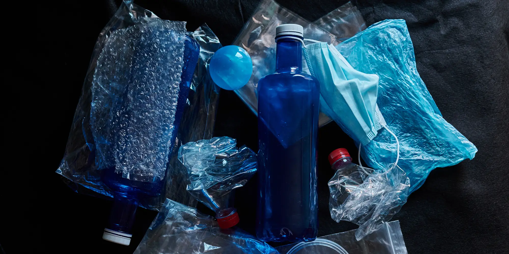 Various plastic waste