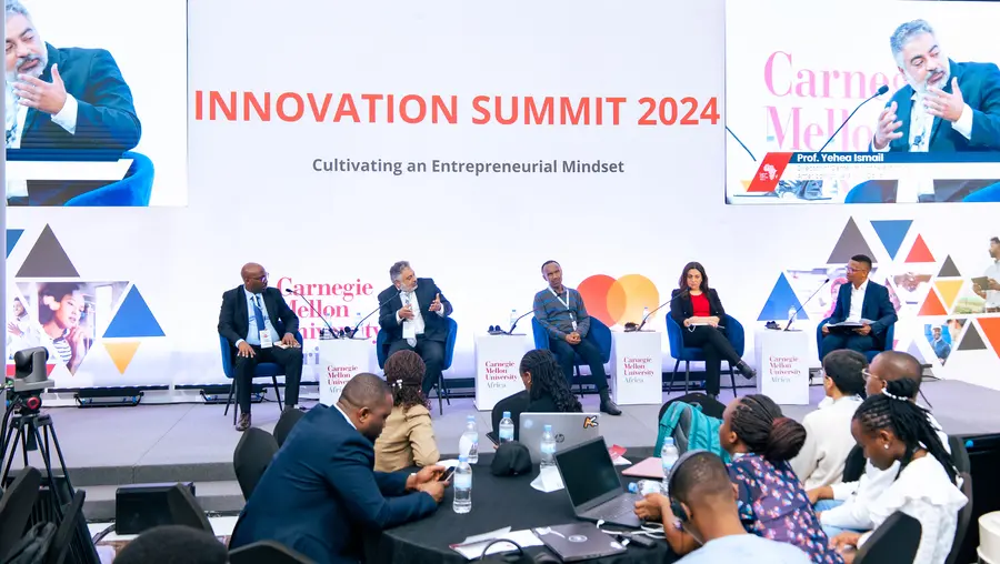 A panel at the 2024 Innovation Summit at CMU-Africa.