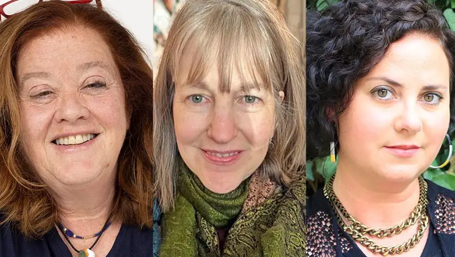 Sharon Dilworth, Jane McCafferty and Lauren Shapiro