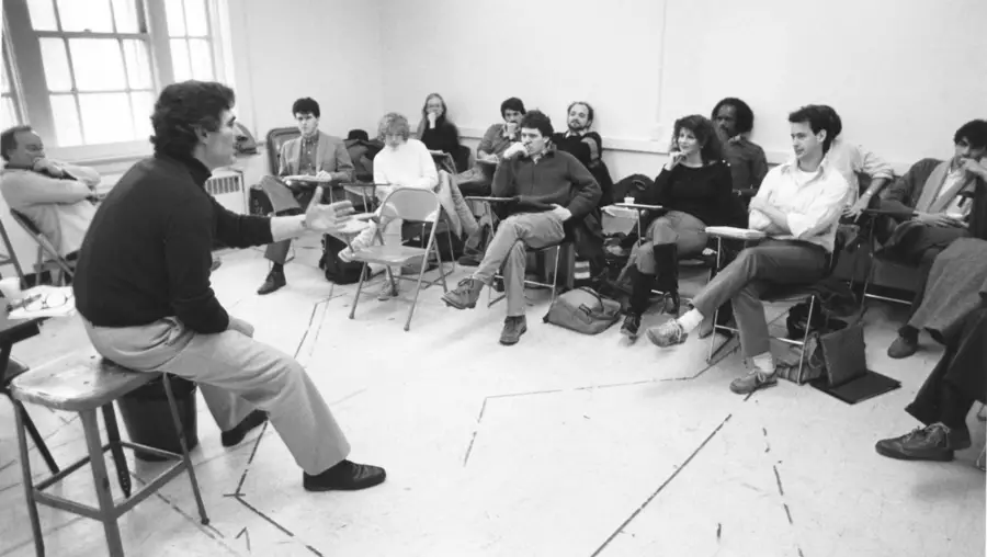 Mel Shapiro (back left) and Tito Capubianco (front left), 1984