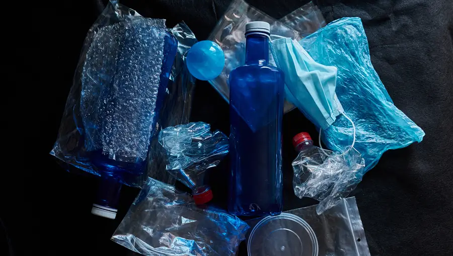 Various plastic waste