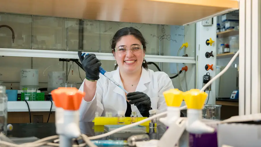 Stella Tricket works in a laboratory