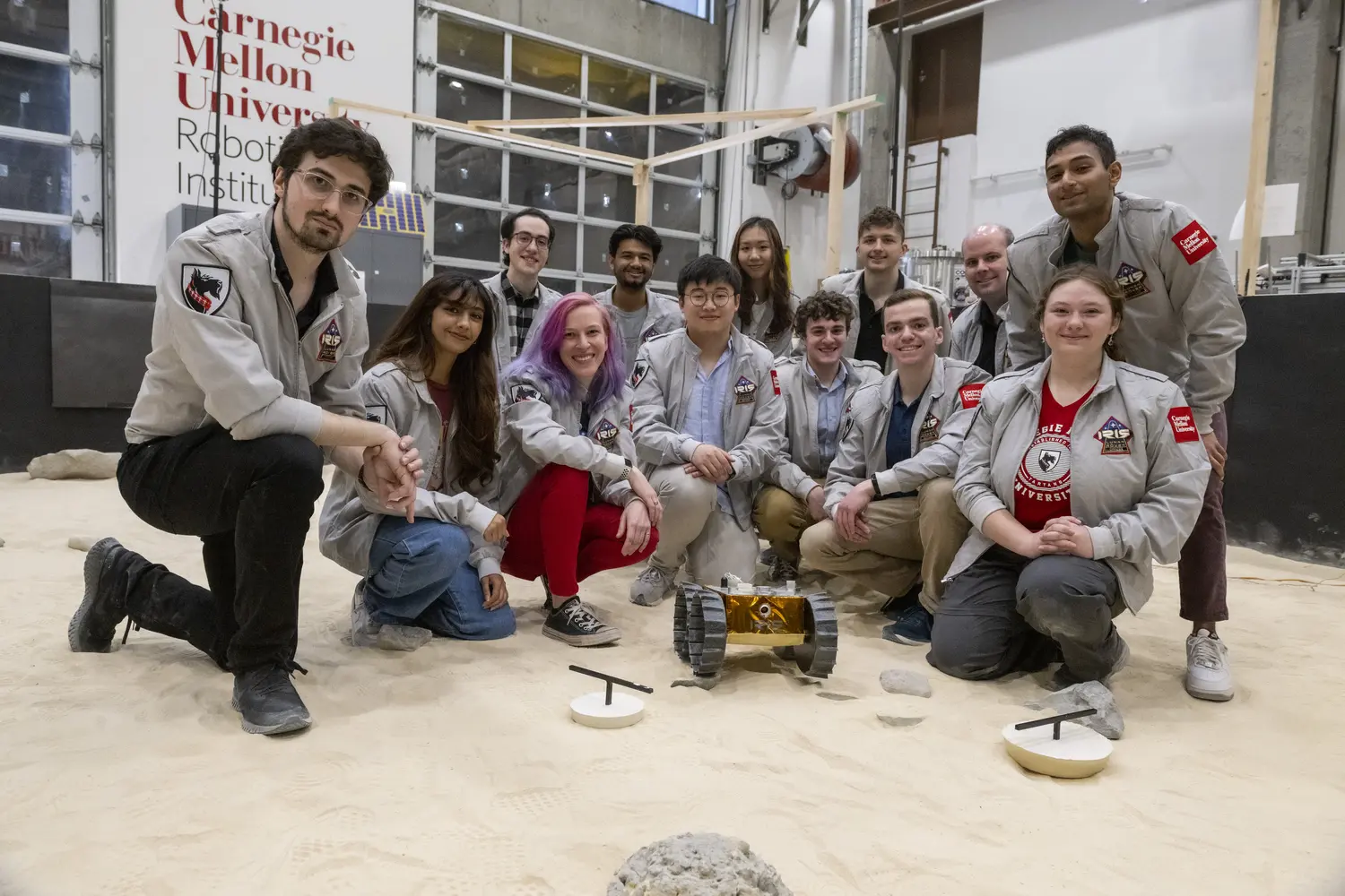 Iris lunar rover team