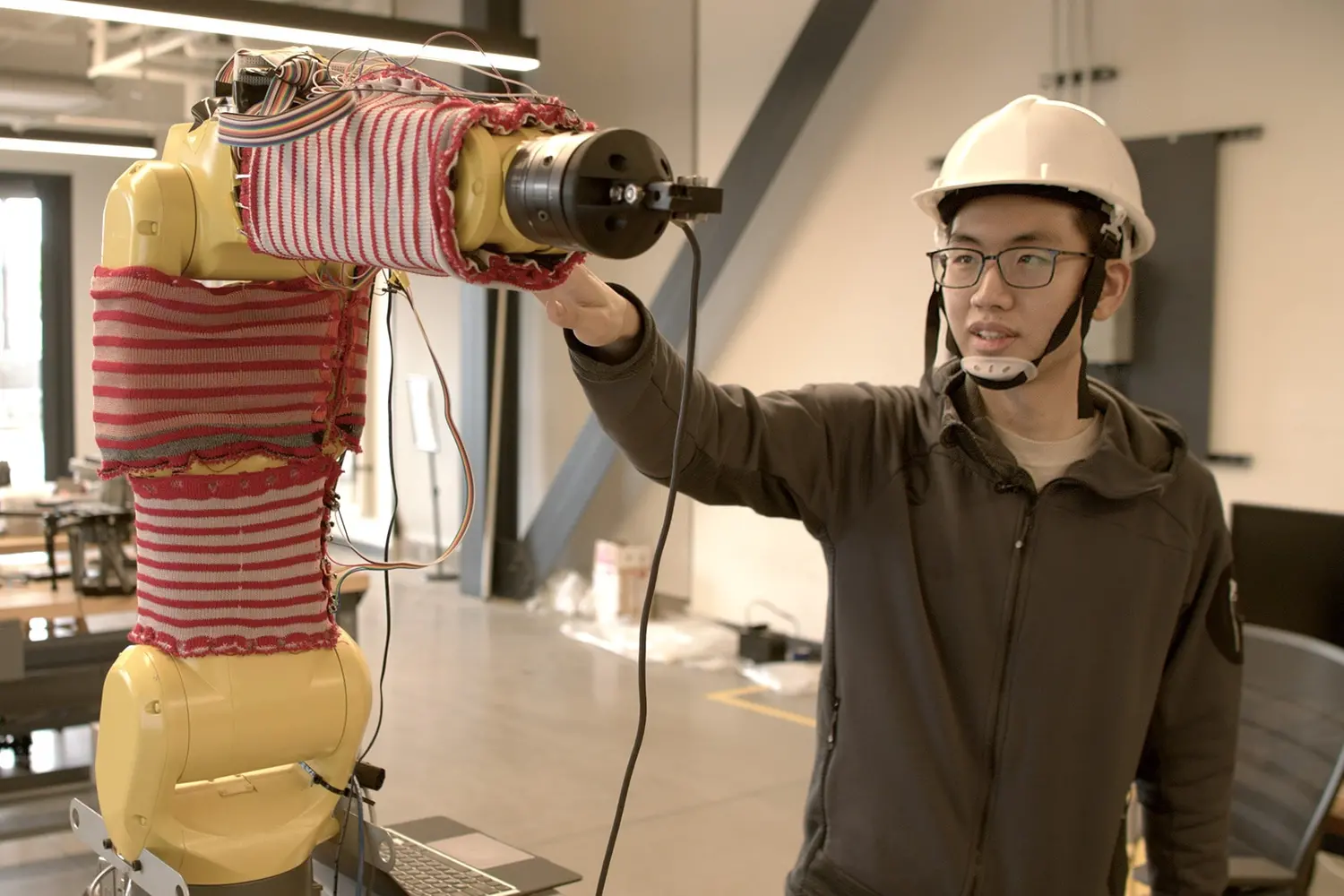 A demonstration of RobotSweater
