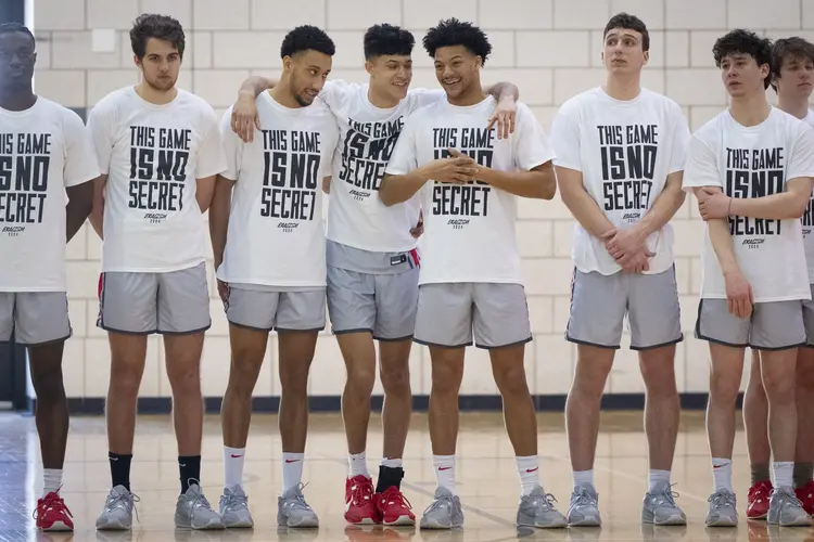 CMU's mens basketball team honors "The Secret Game."