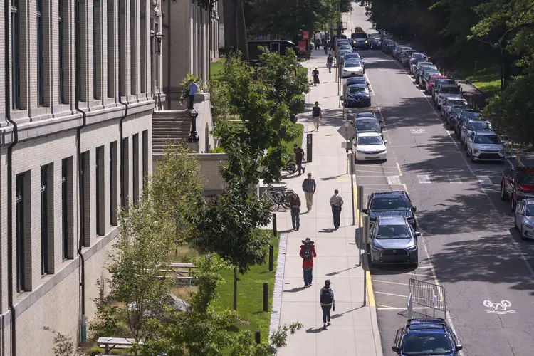 Frew Street during the first day of classes for the 2026-2027 academic year on Monday, August 24, 2026.