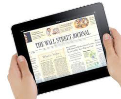 Wall St. Journal on iPad