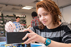 Woman at Computer