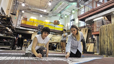 backstage set design
