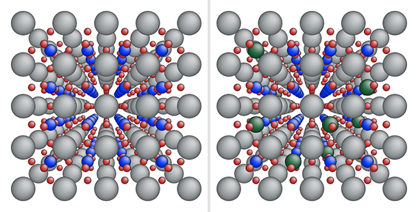 Image of a perovskite lattice