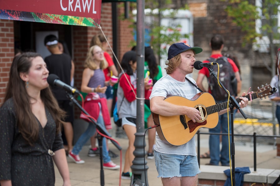 Image of band performing