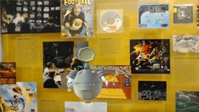 A student team created an avatar to provide information about a display