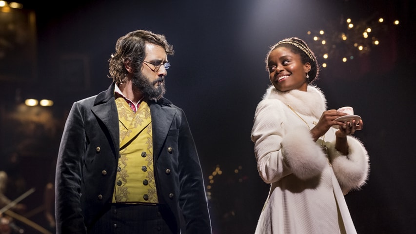 Image of Josh Groban and Denee Benton performing in the Great Comet