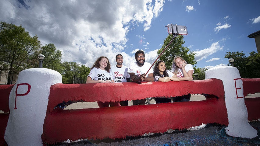 Image of the 2017 student social ambassadors