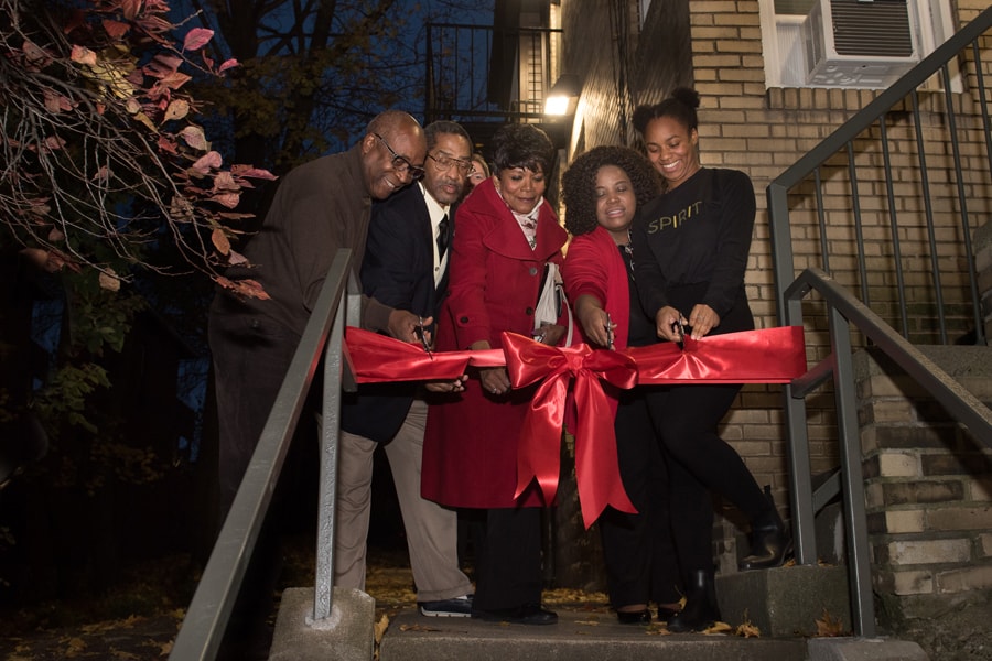 Image of the SPIRIT House ribbon cutting