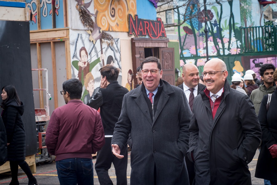 Image of Mayor Peduto and President Jahanian