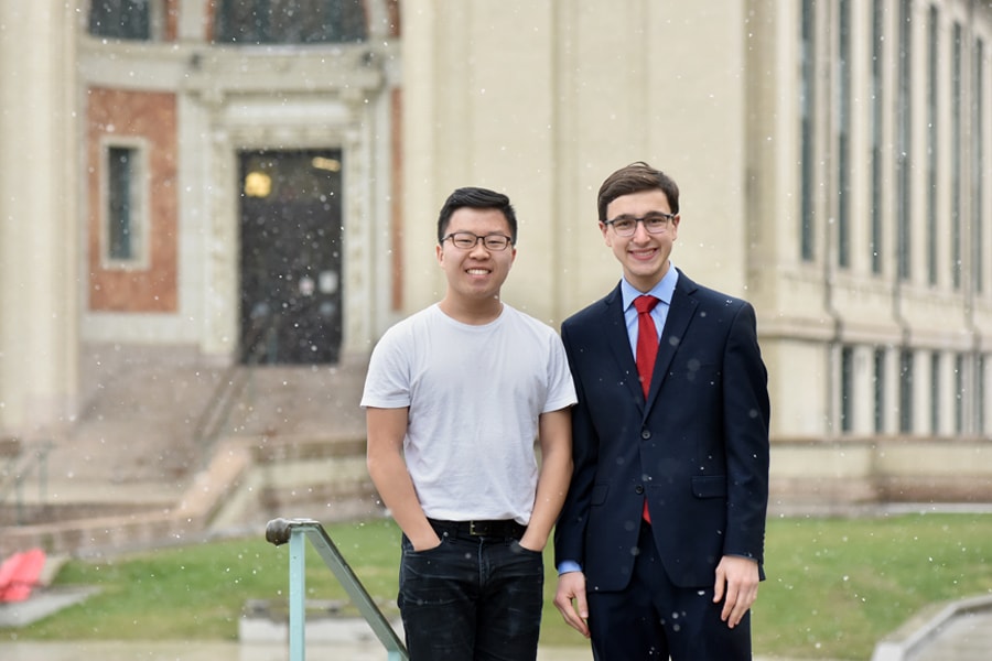 Image of Andre Kwon and Alexander Baikovitz