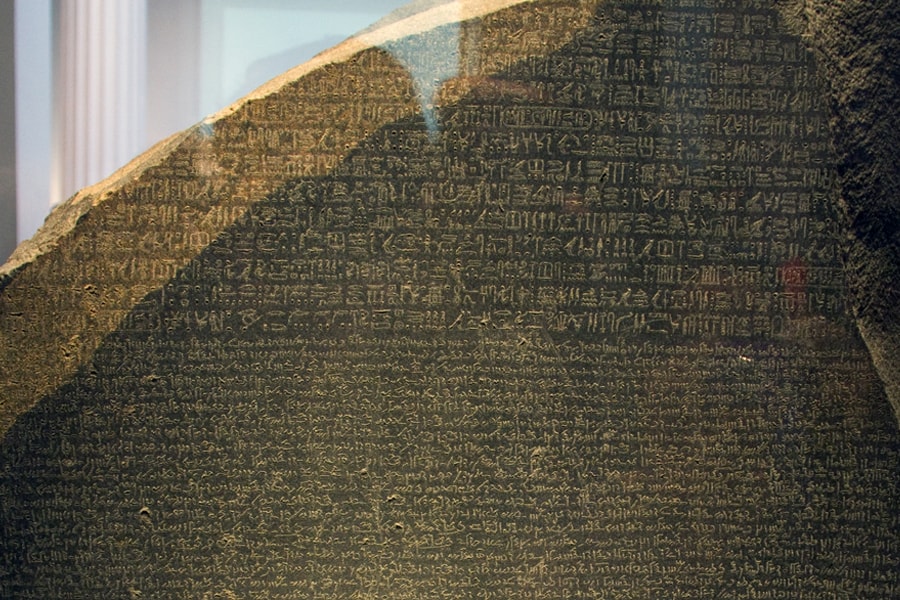 Image of the Rosetta Stone