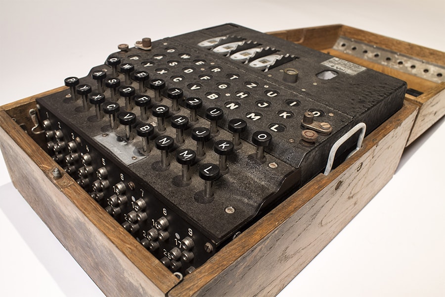 image of an Enigma Machine