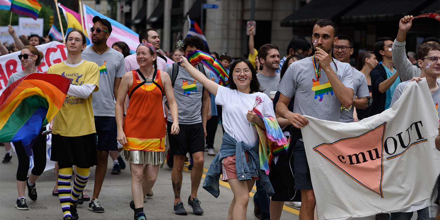 MU students, staff, faculty and alumni at the People's Pride March 2k18 and the EQT Equality March