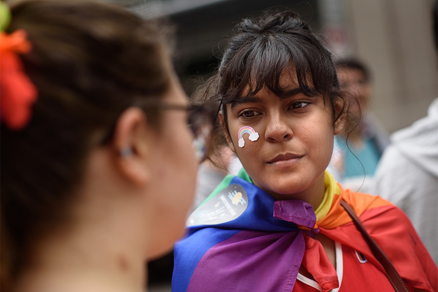 MU students, staff, faculty and alumni at the People's Pride March 2k18 and the EQT Equality March